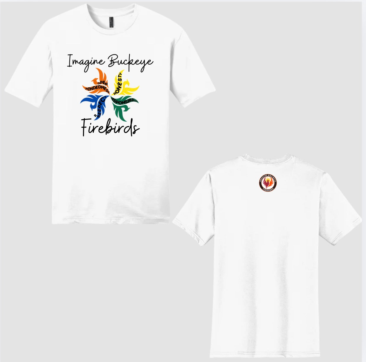Imagine Buckeye Firebirds Tee New