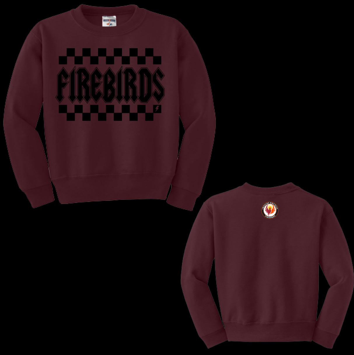 Firebirds Checker Crewneck