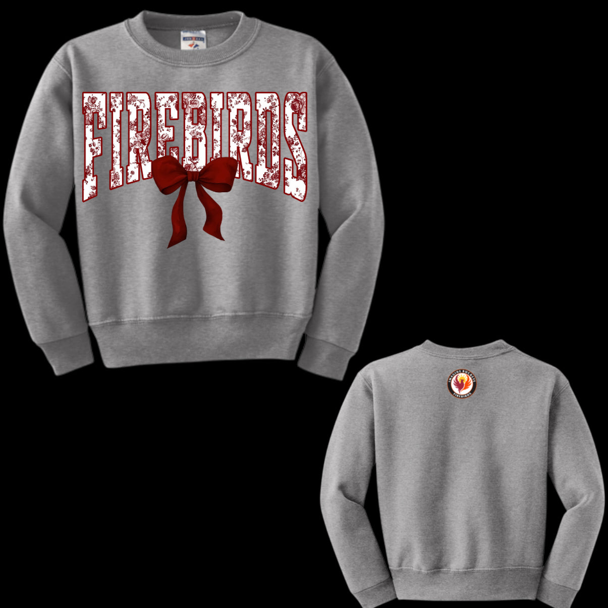 Maroon Coquette Crewneck