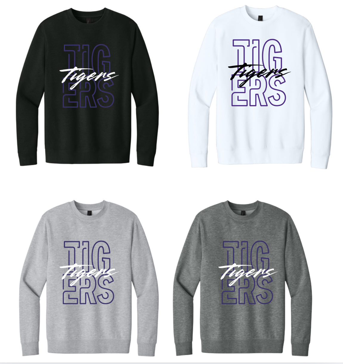 Tigers Modern Crewneck