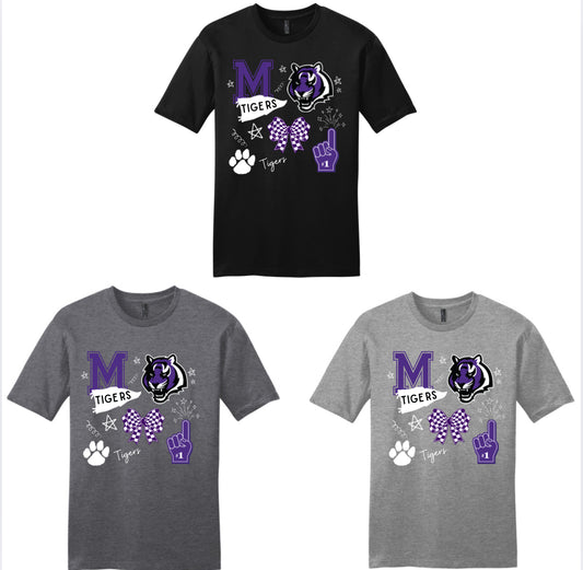 Tigers Collage T-Shirt