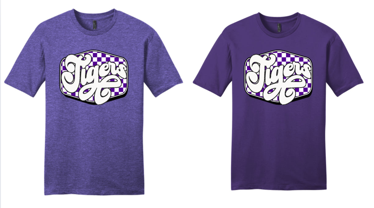 Tigers Glitter White T-Shirt