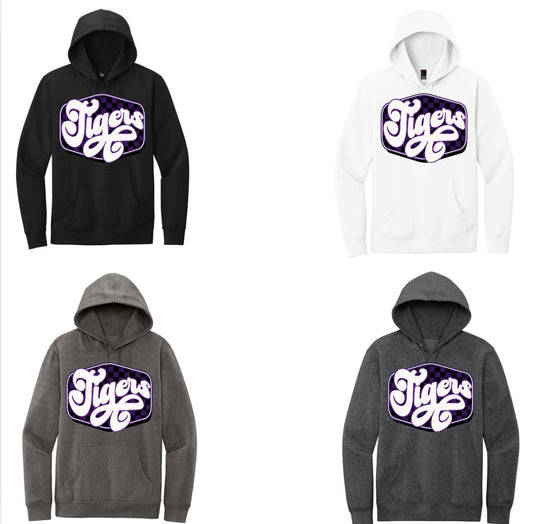 Tigers Glitter Black Hoodie