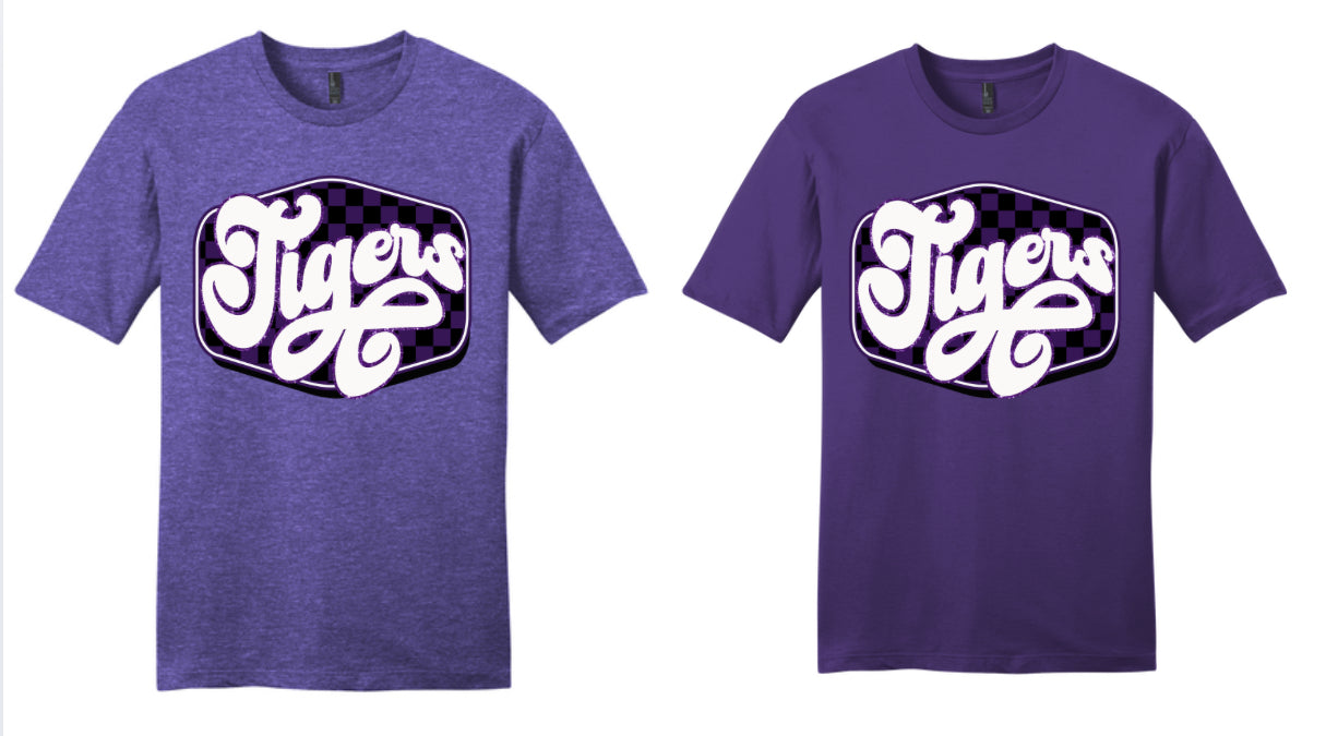 Tigers Glitter Black T-Shirt