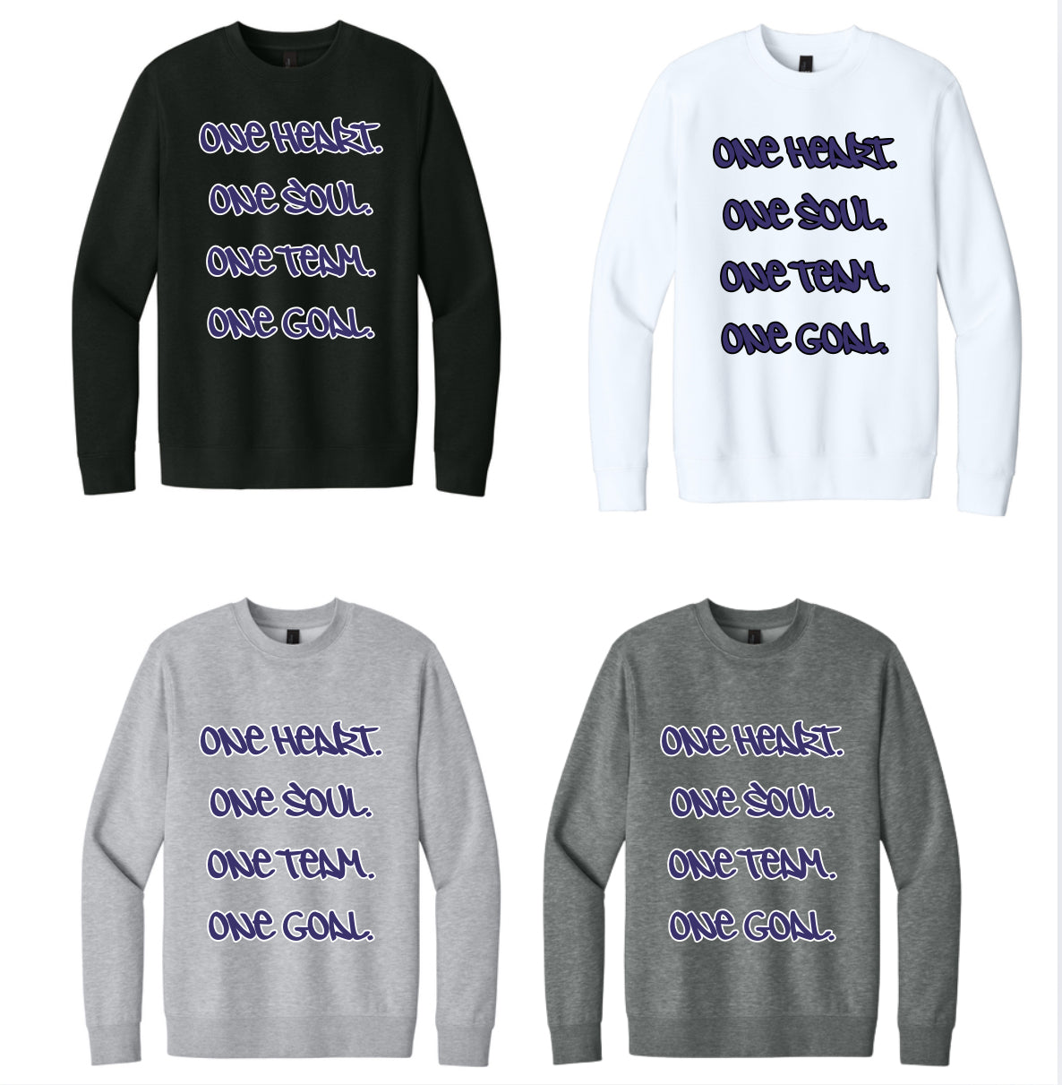 One Team One Dream Crewneck