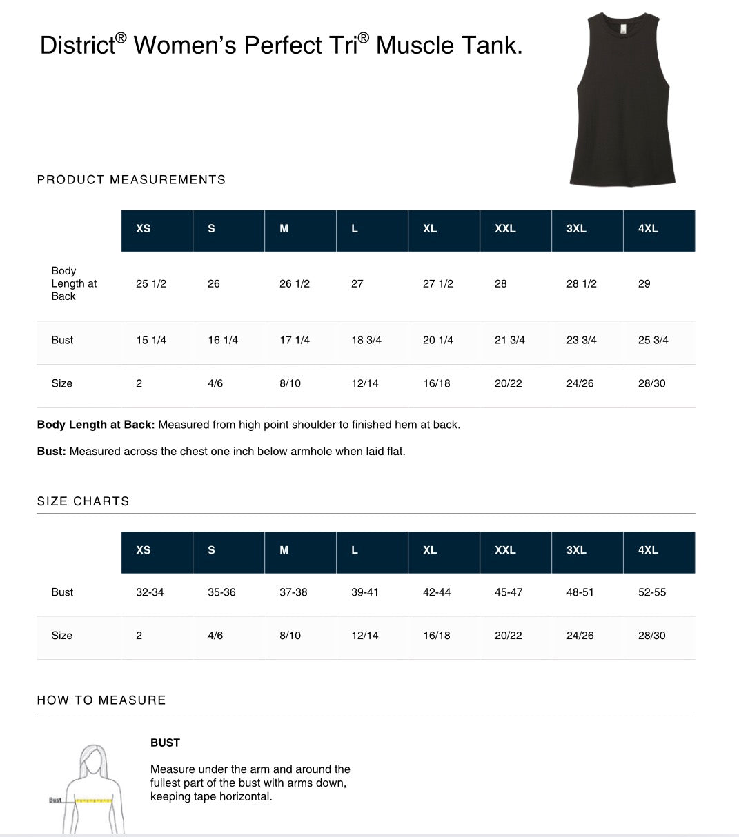 Ladies Muscle Tank