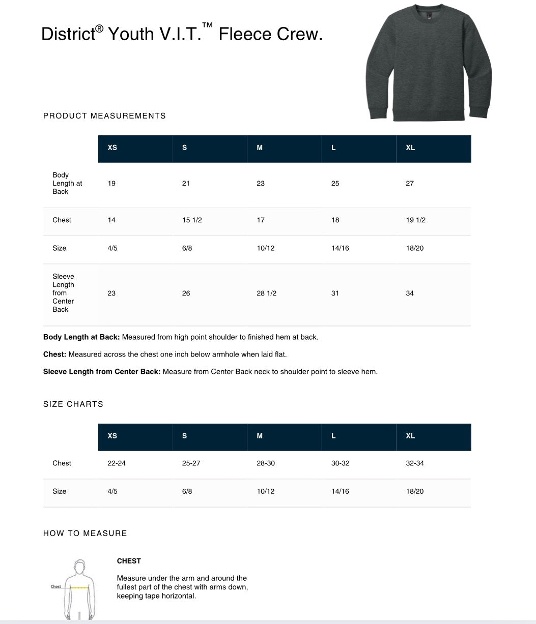 Unisex Adult & Youth Crewneck
