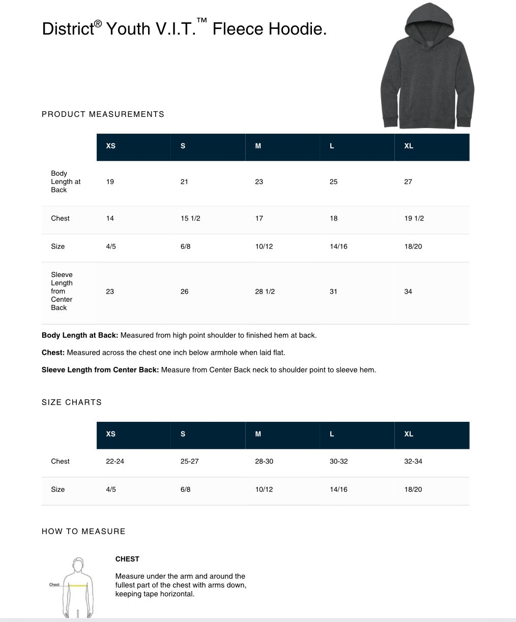 Unisex Adult & Youth Hoodie