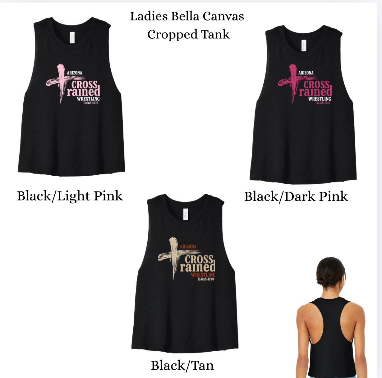 Ladies Cropped Tank