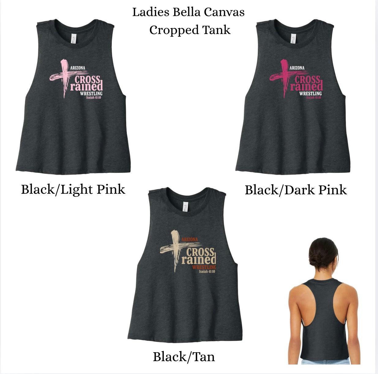 Ladies Cropped Tank