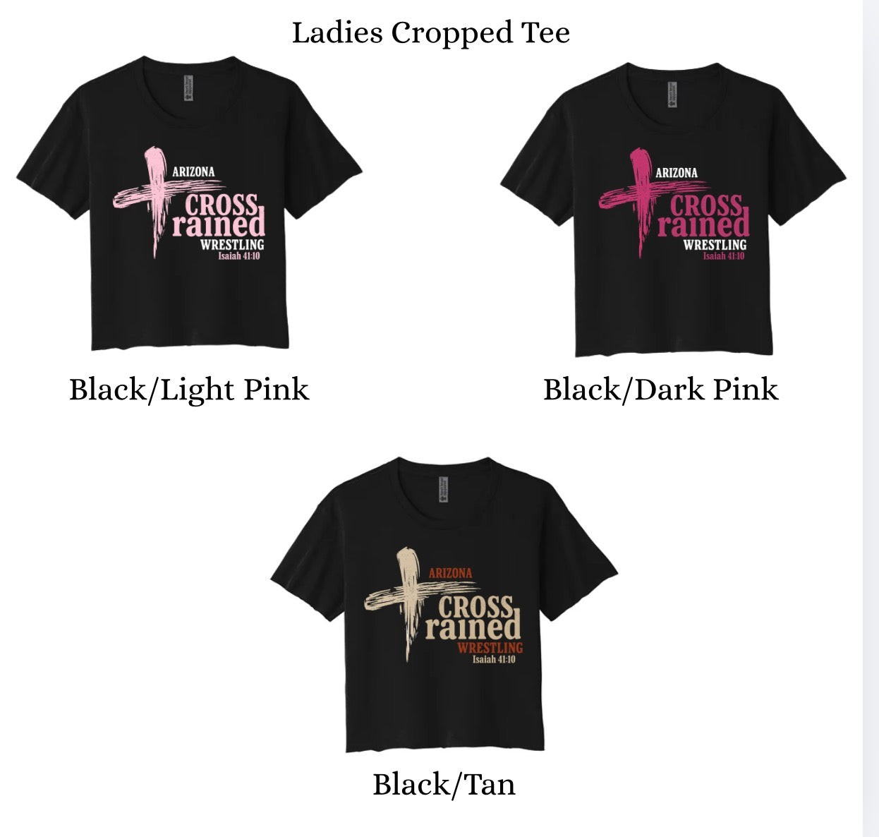 Ladies Cropped Tshirt