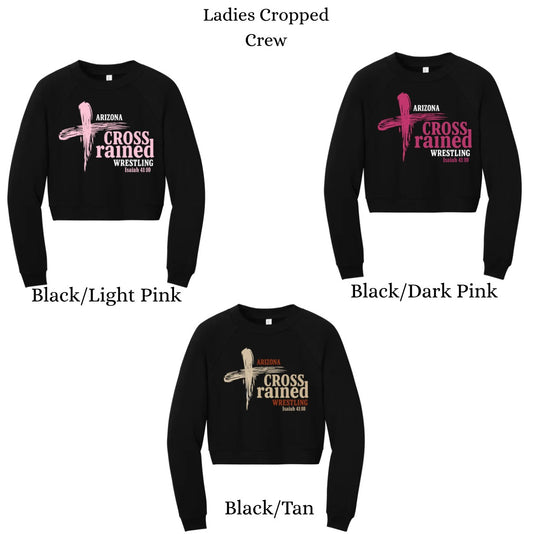 Ladies Crop Crewneck