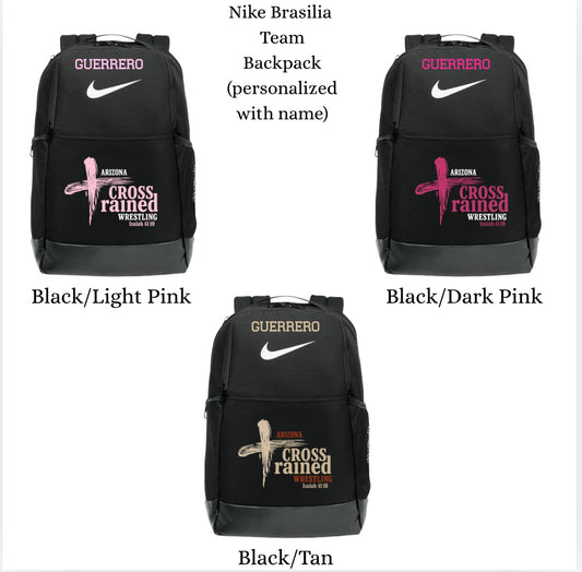 Nike Team Backpack With Name