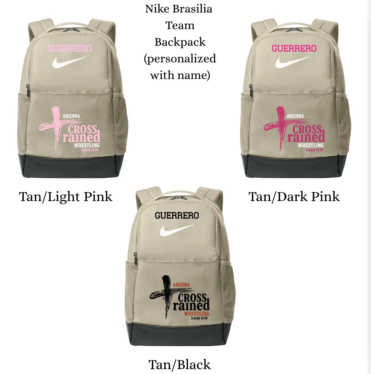 Nike Team Backpack (Personalized)