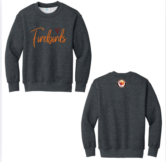 Firebirds Heart Crewneck New