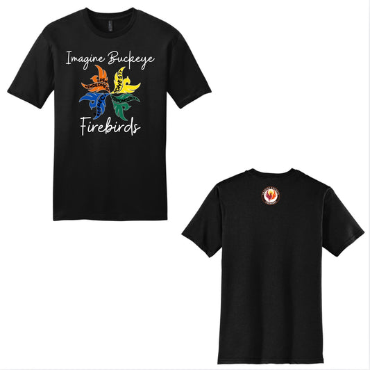 Imagine Buckeye Firebirds Tee New