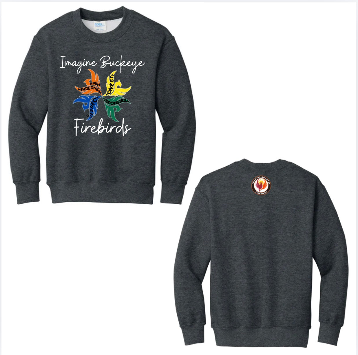 Imagine Buckeye Firebirds Crewneck New