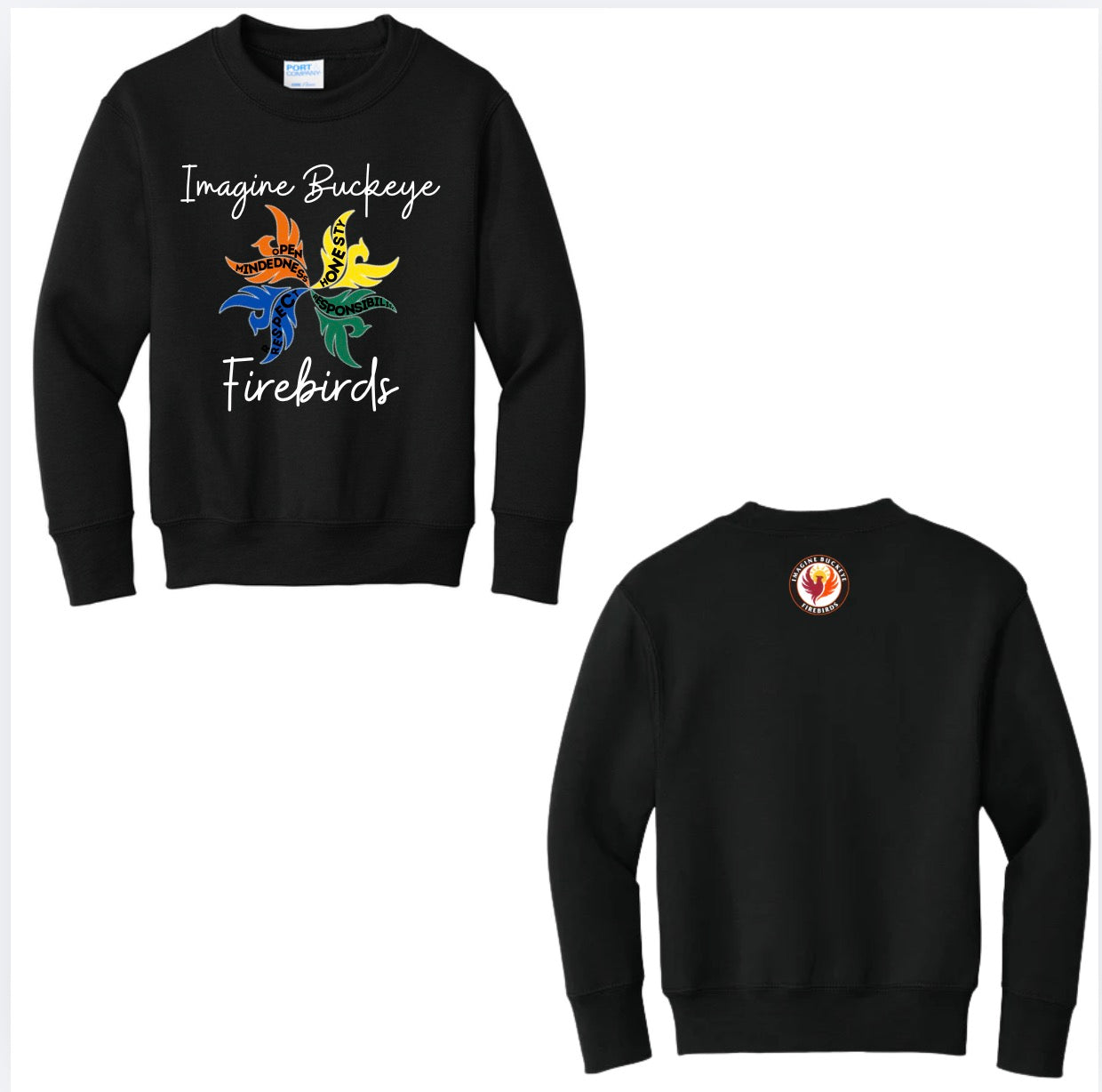 Imagine Buckeye Firebirds Crewneck New