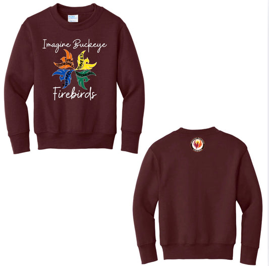 Imagine Buckeye Firebirds Crewneck New