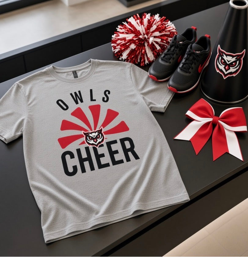 Owls Cheer Tshirt (unisex)
