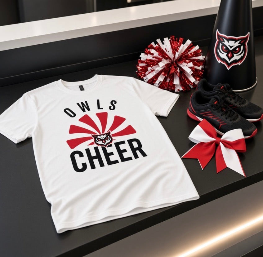 Owls Cheer Tshirt (unisex)
