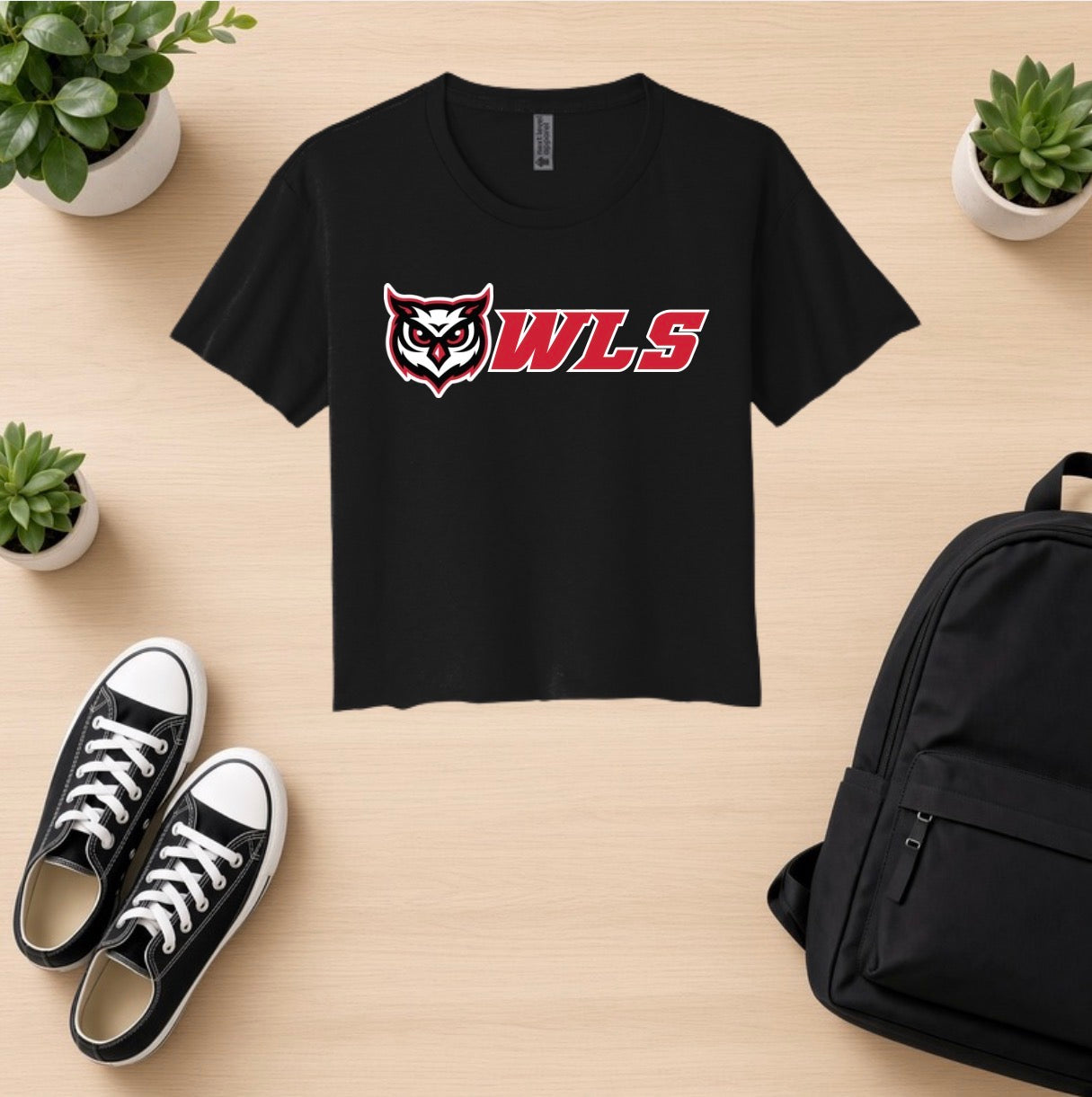Owls Cropped Tshirt