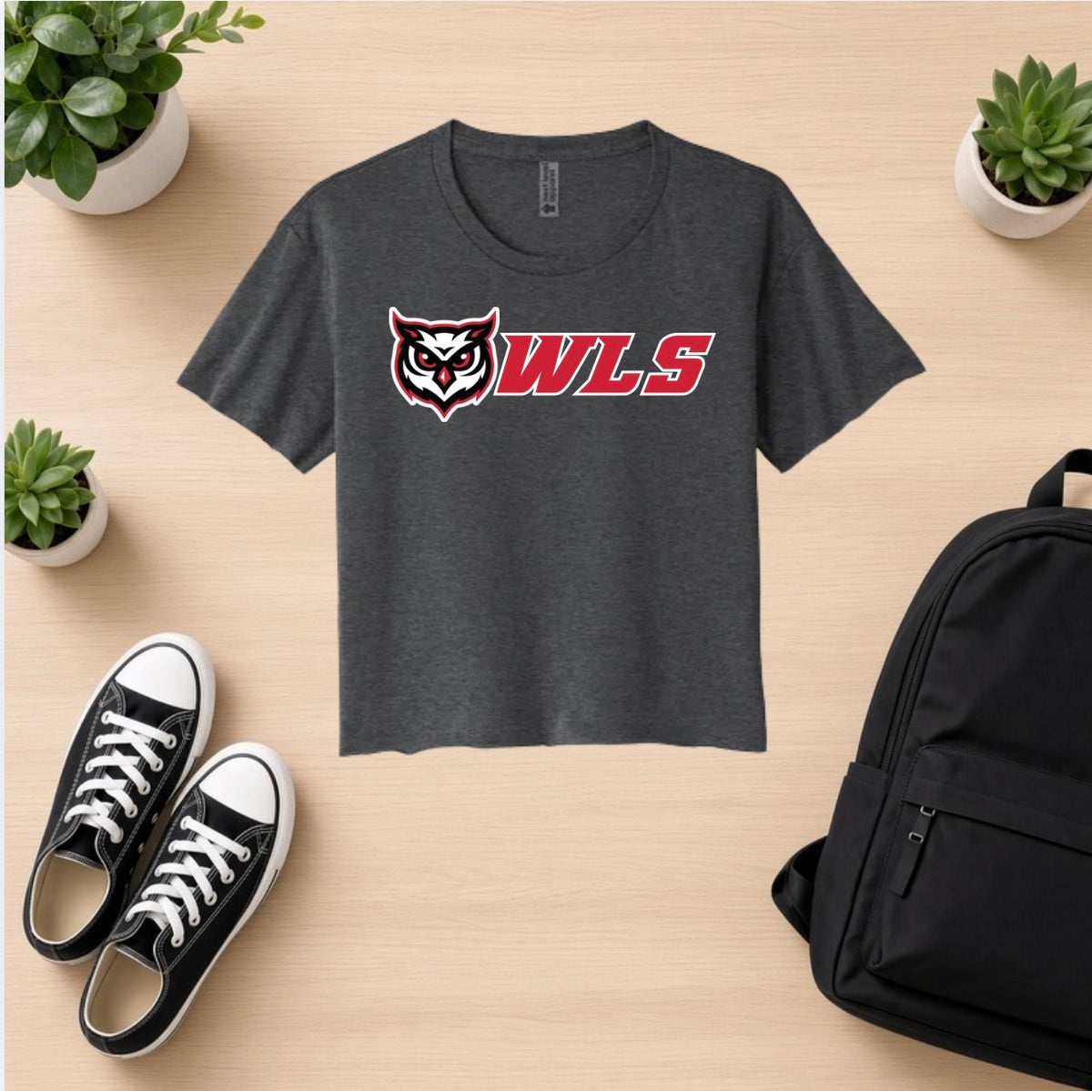 Owls Cropped Tshirt