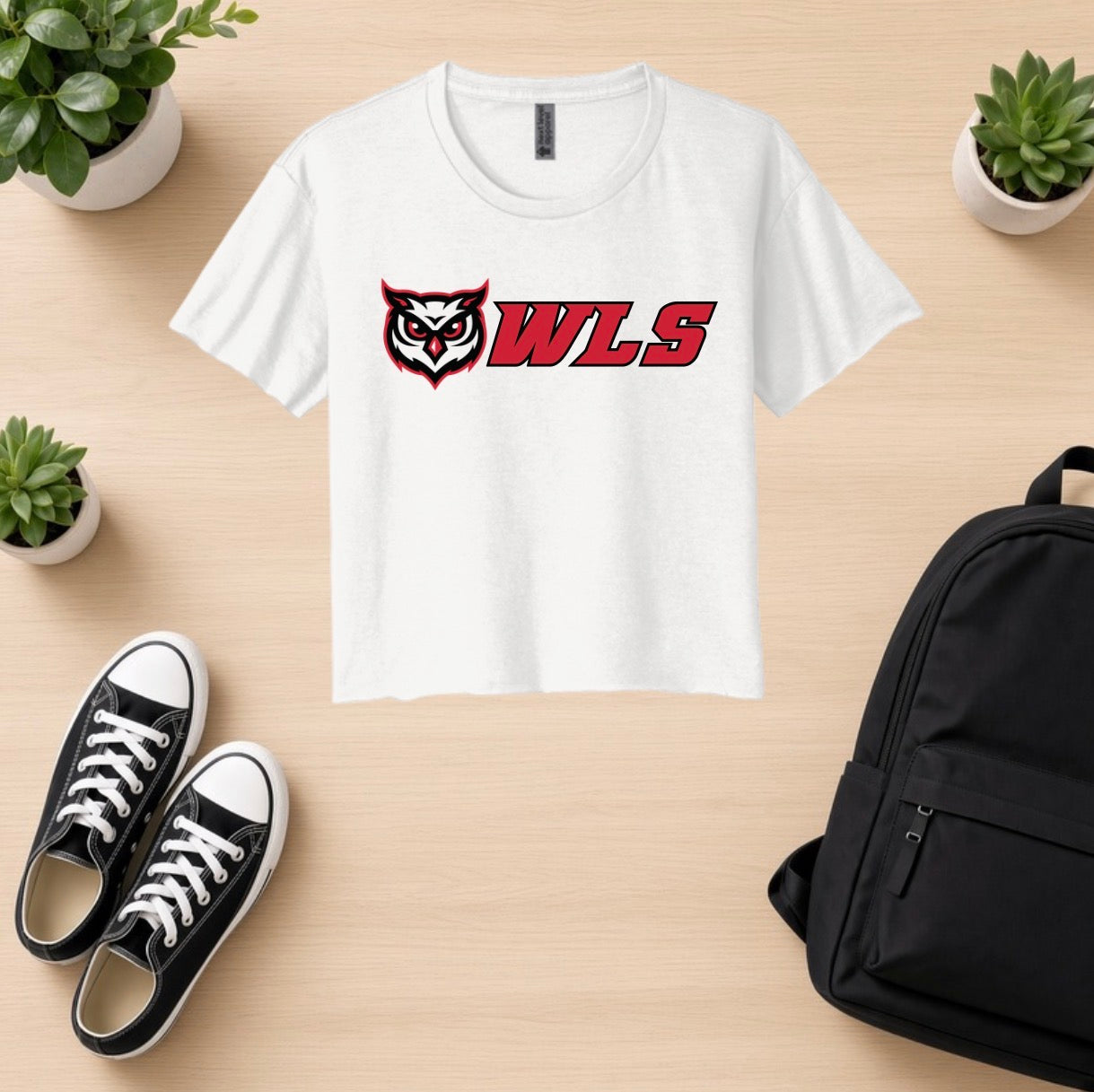 Owls Cropped Tshirt