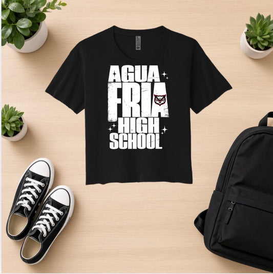 Agua Fria High School  Cropped Tshirt