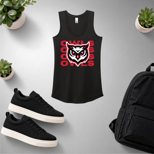 Stacked Owls Tank
