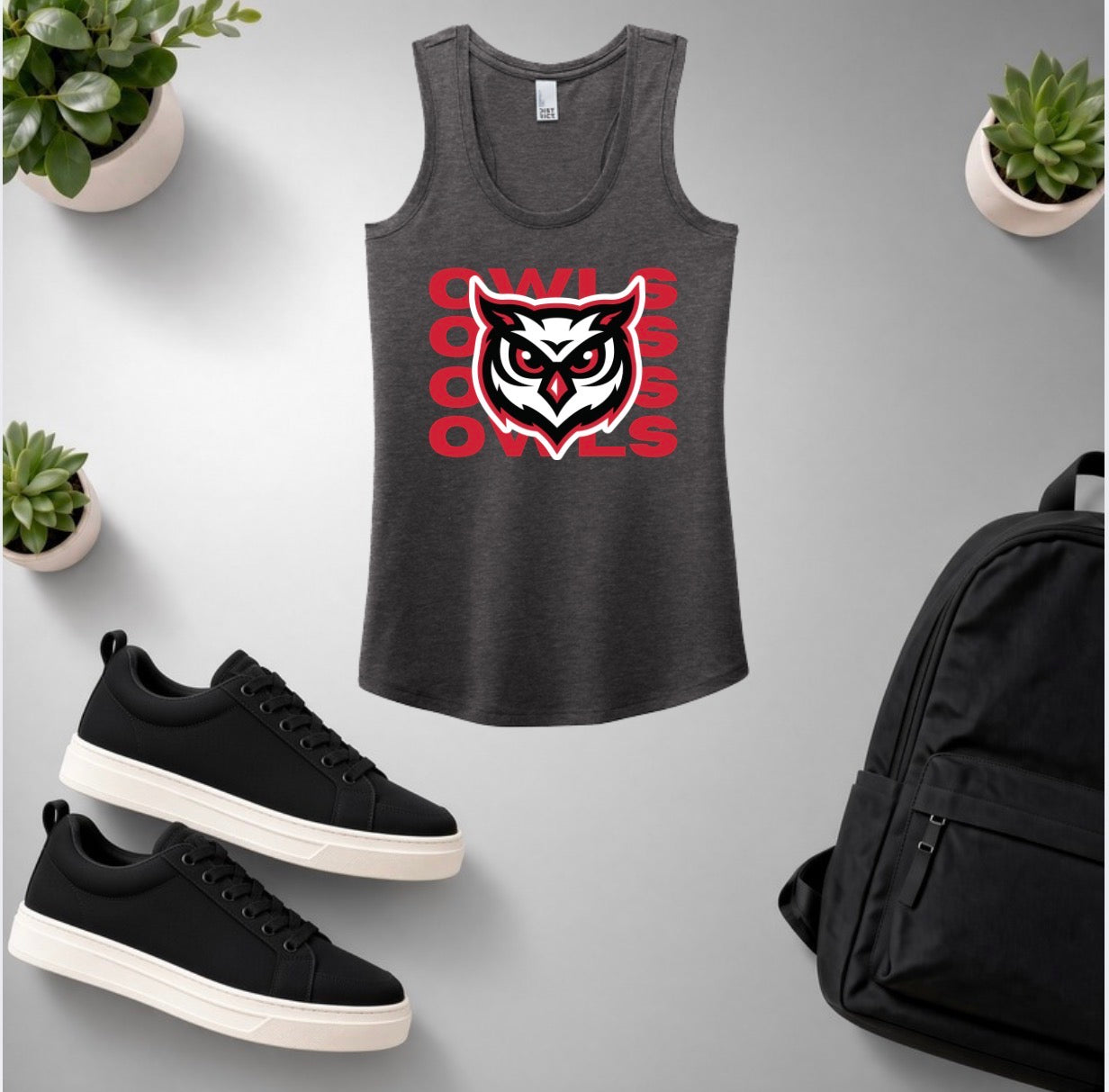Stacked Owls Tank