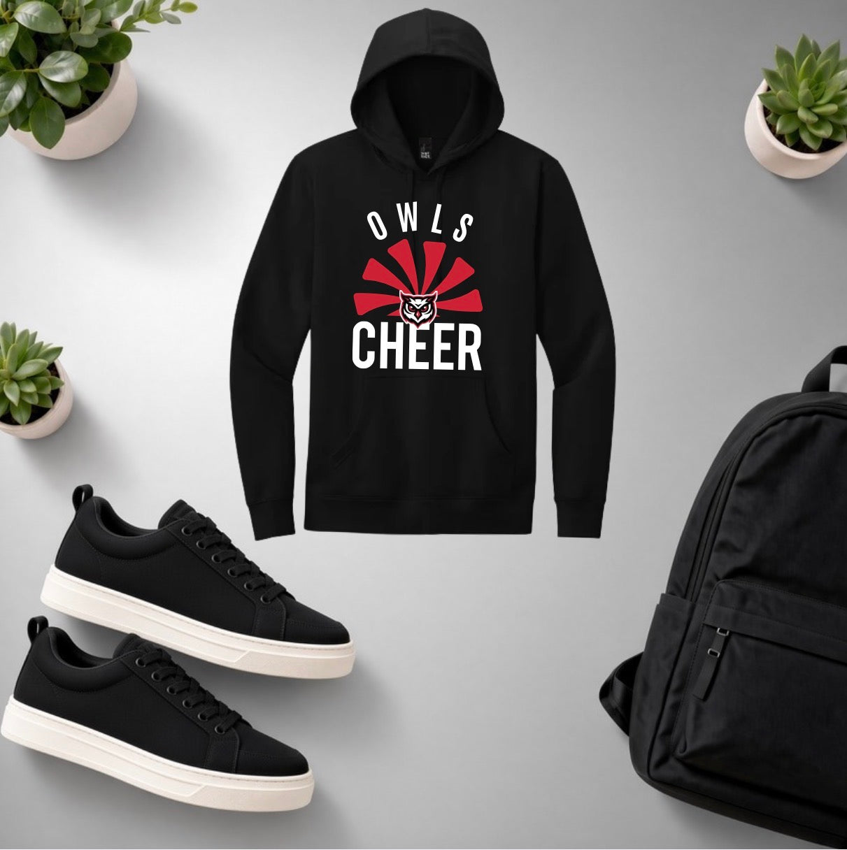 Owls Cheer Hoodie