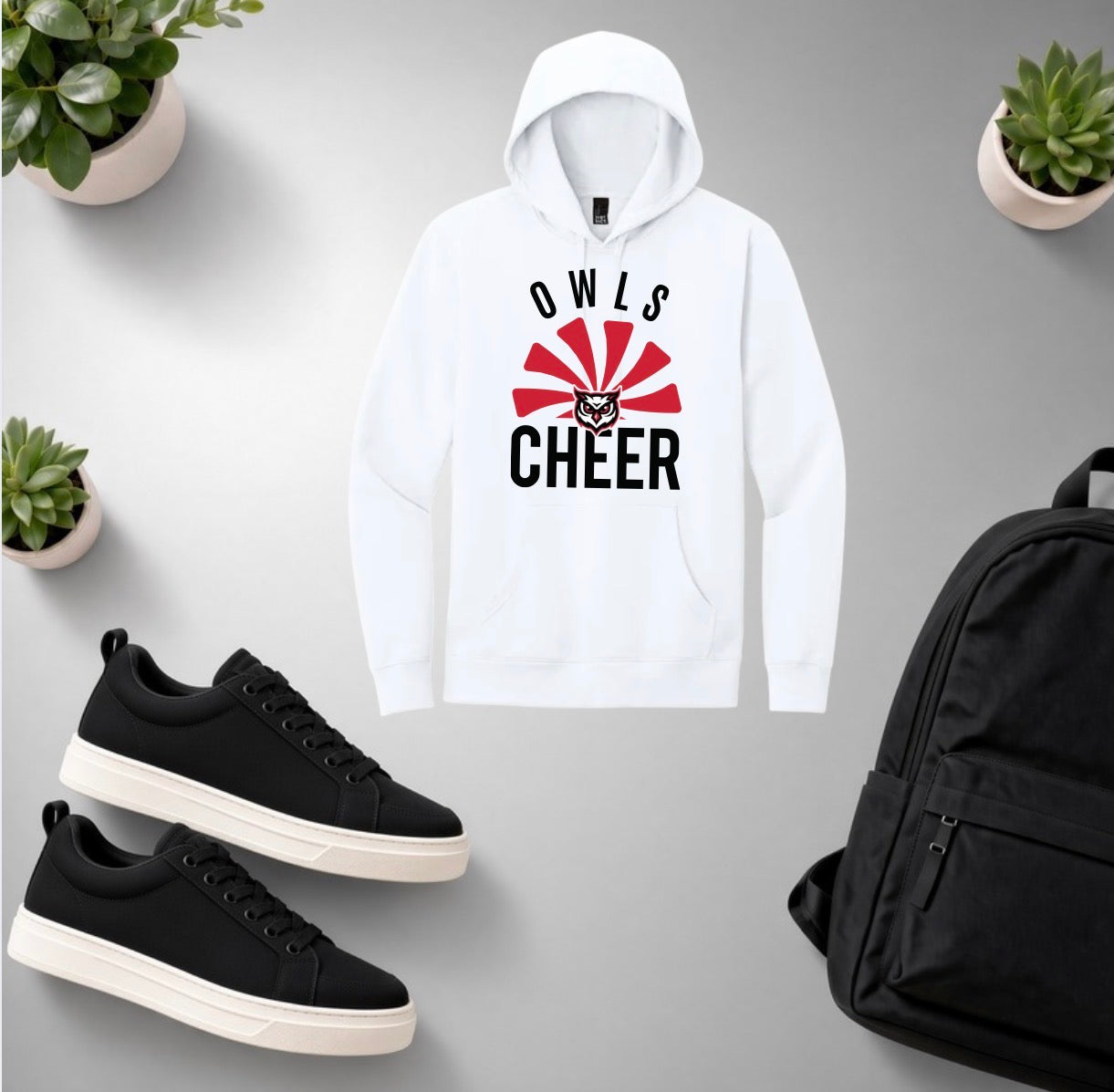 Owls Cheer Hoodie