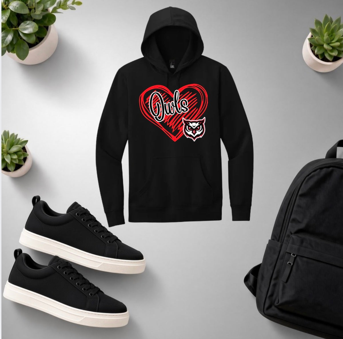 Owls Heart Hoodie