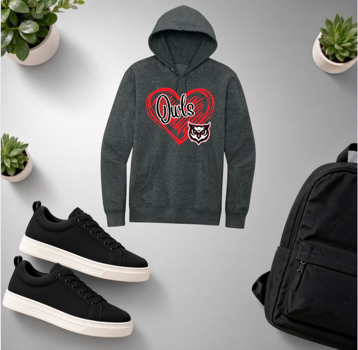 Owls Heart Hoodie