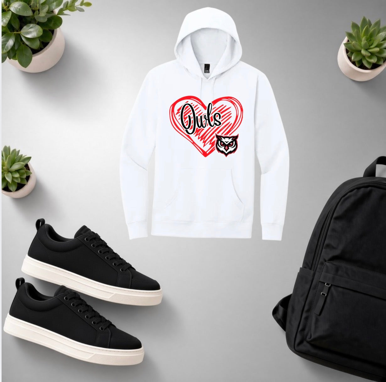 Owls Heart Hoodie