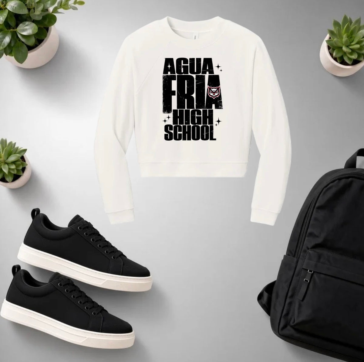 Agua Fria High School Cropped Crewneck