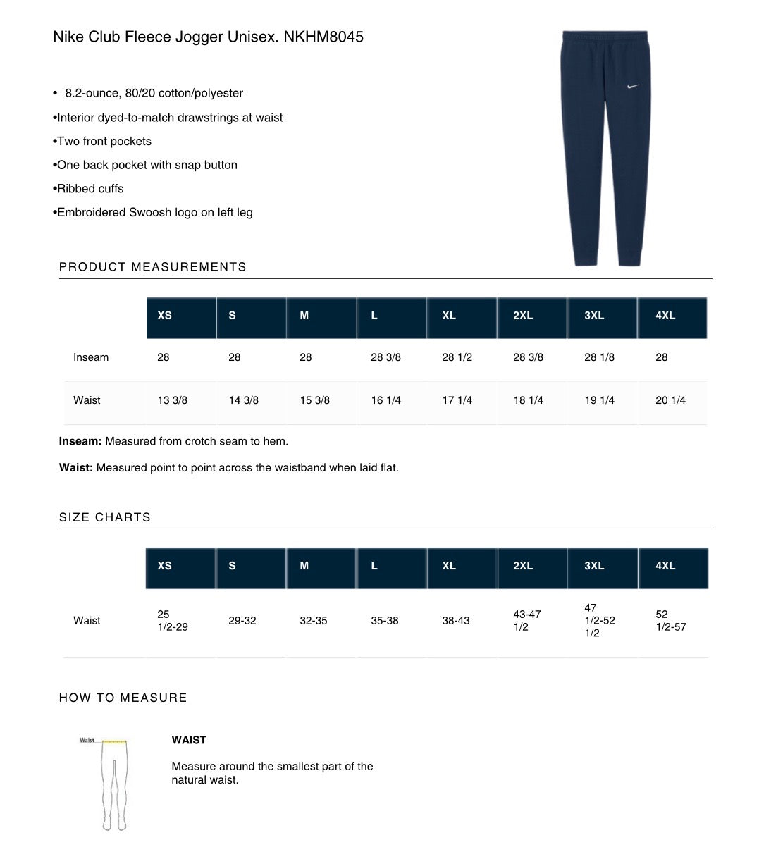 Nike Unisex Fleece Jogger
