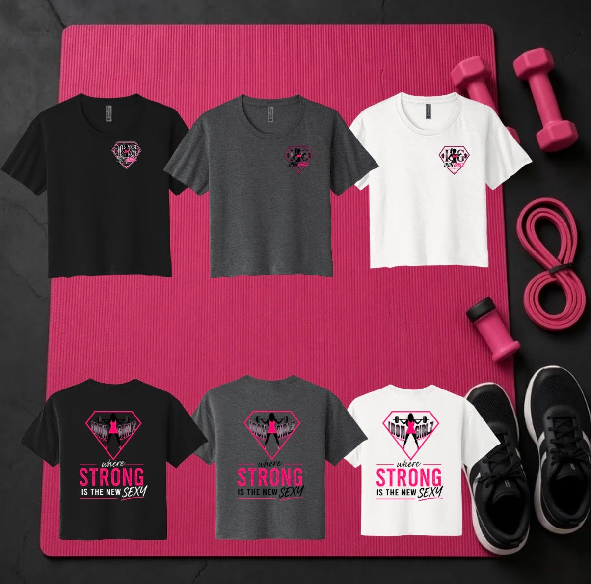 Where Strong is the new Sexy Cropped Tshirt