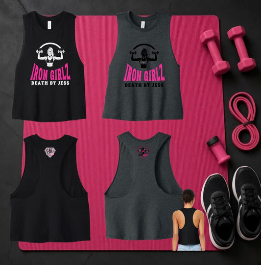 Death by Jess  Cropped Tank