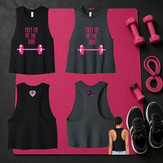 Meet me at the bar Cropped Tank