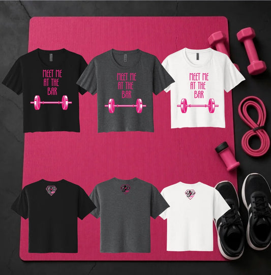 Meet me at the bar Cropped Tshirt
