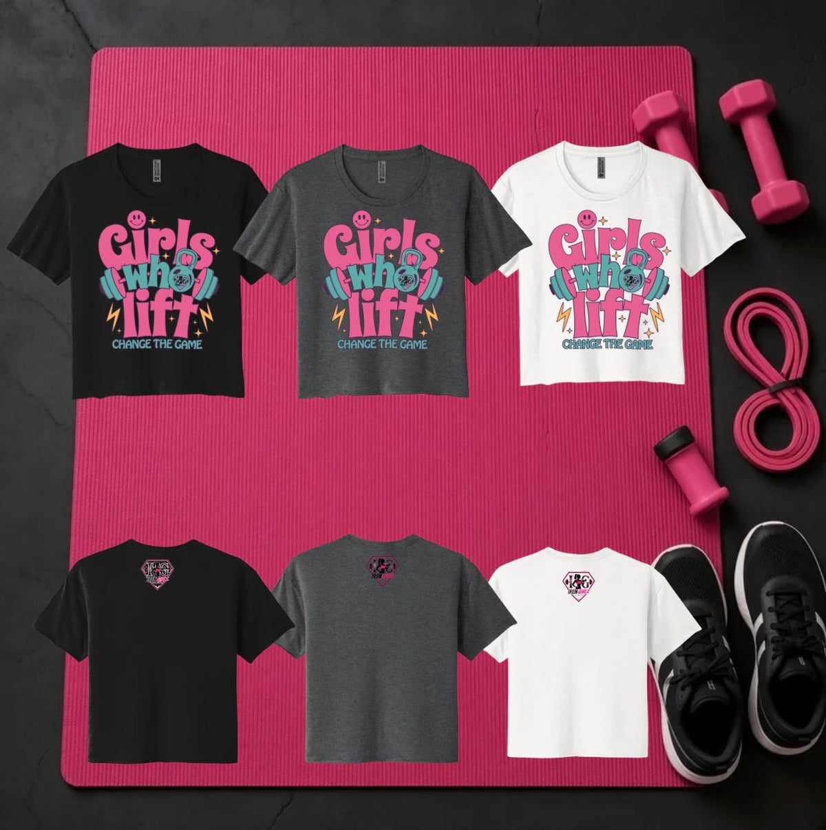 Girls who lift Cropped Tshirt