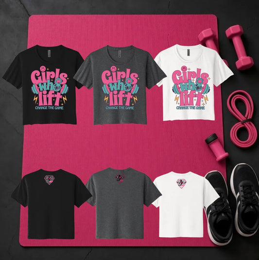 Girls who lift Cropped Tshirt