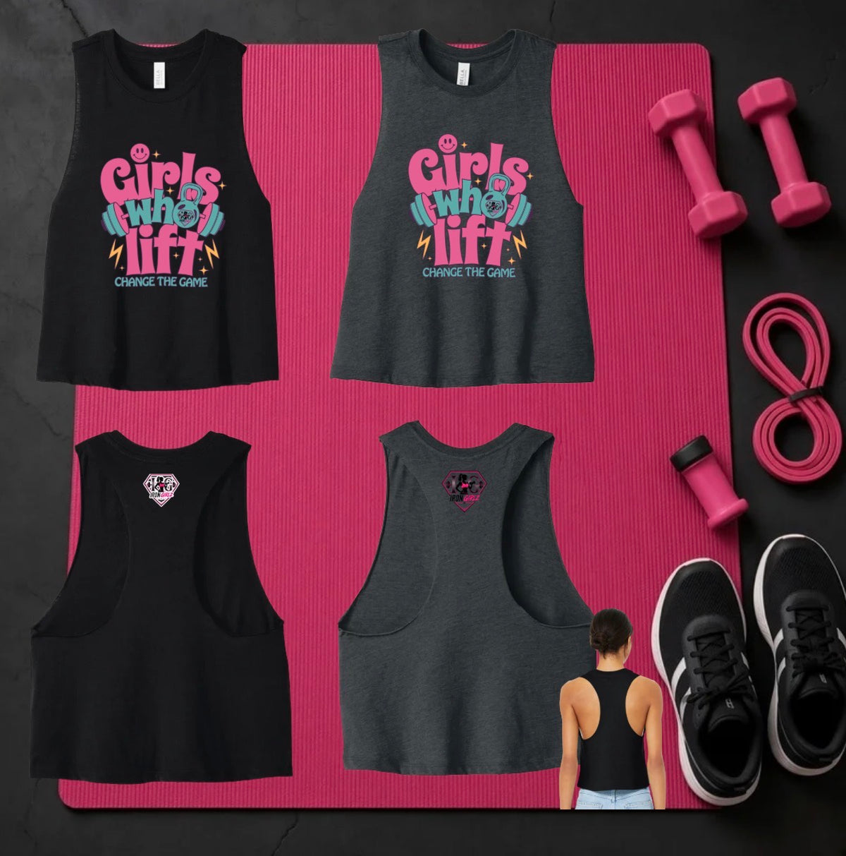Girls who lift  Cropped Tank