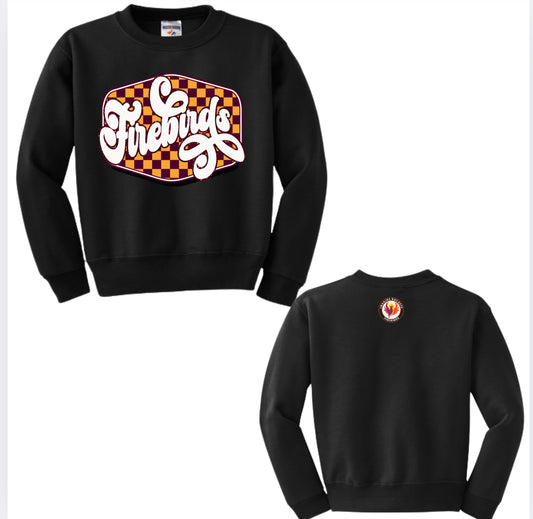 Firebirds Glitter Crewneck