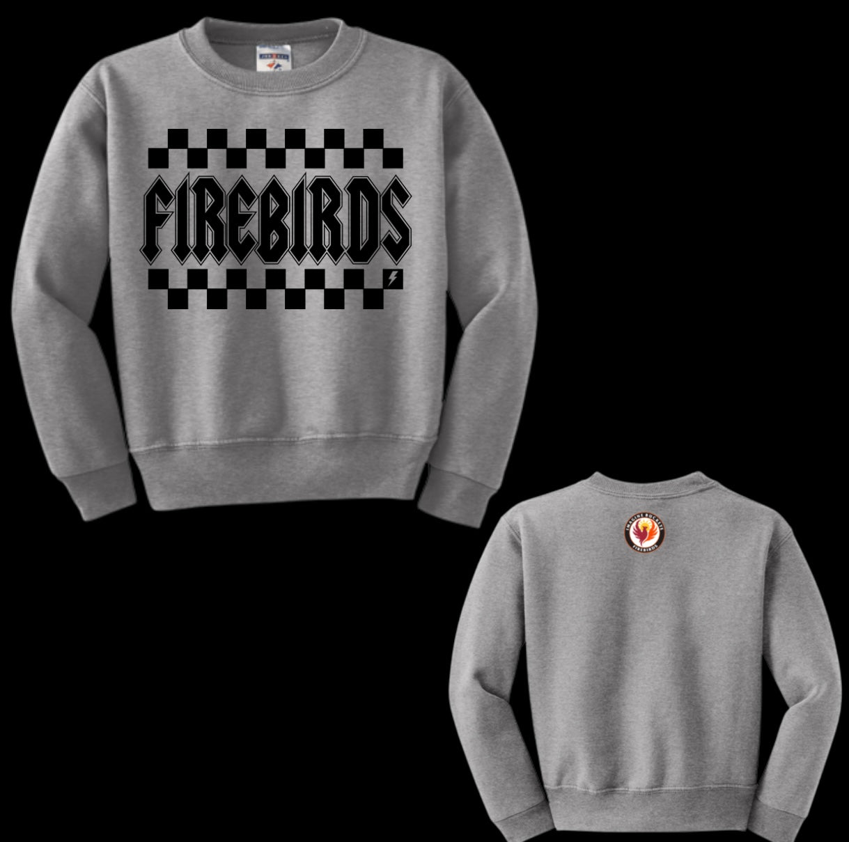 Firebirds Checker Crewneck