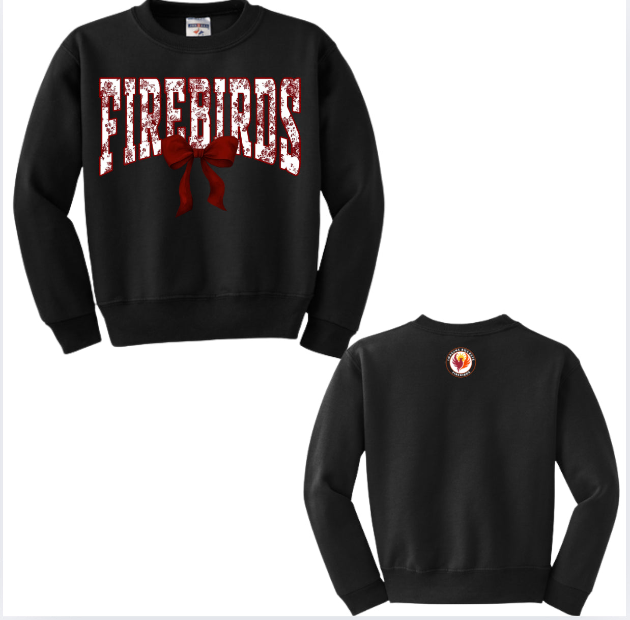 Maroon Coquette Crewneck