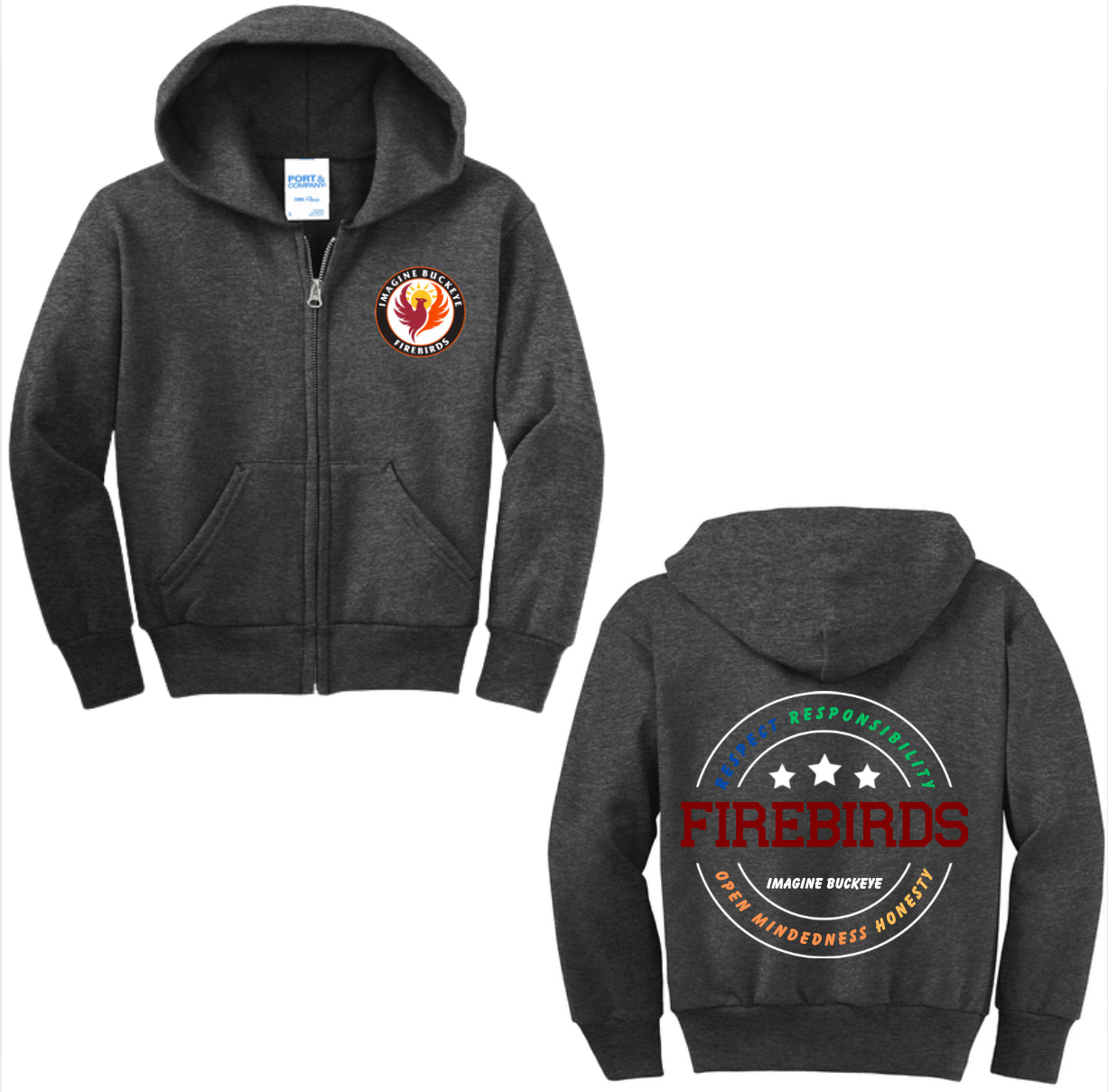 Firebirds Values Zip-up Hoodie