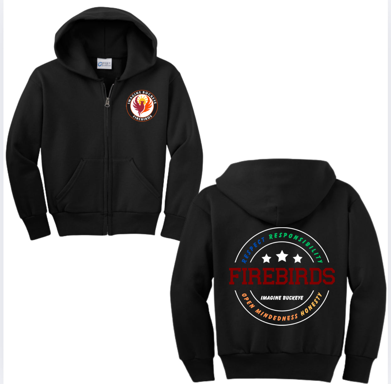Firebirds Values Zip-up Hoodie